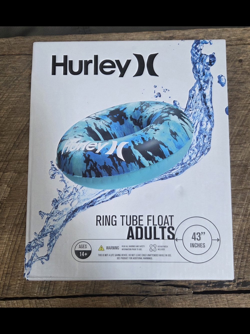 Hurley 43" Ring Tube Float in Blue Camo